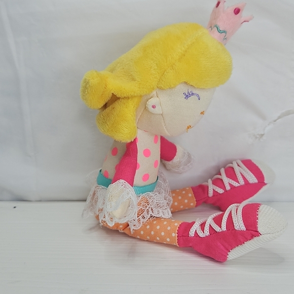 TICKLE & MAIN Doll Ballerina Princess 9” Plush Doll Adorable Gifted Doll - Picture 7 of 16